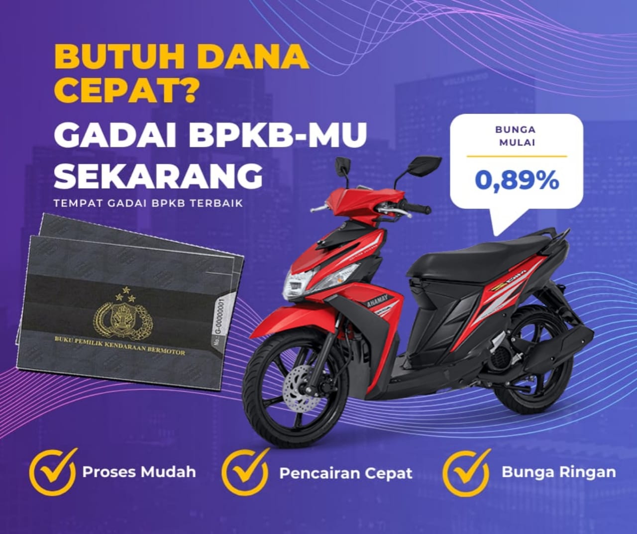 Kredit Jaminan Bpkb Motor Yamaha Mio Z 125 Dapat Dana Berapa? Seperti Ini Simulasinya